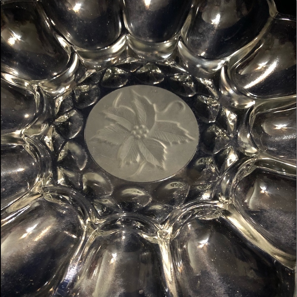 ****Donated****๐
บGLASS serving dish 10โ - Picture 1 of 5